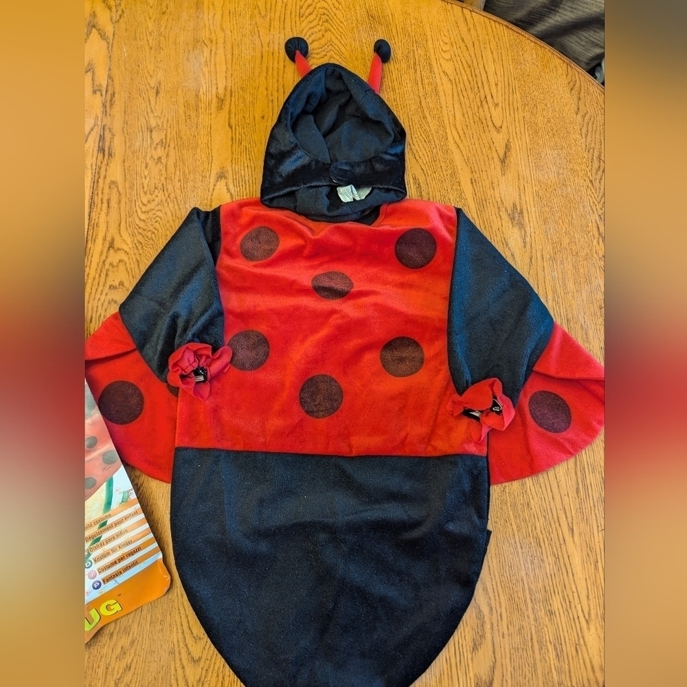 Rubies infant newborn Ladybug Costume includes a bunting bag & soft head piece - Picture 9 of 10